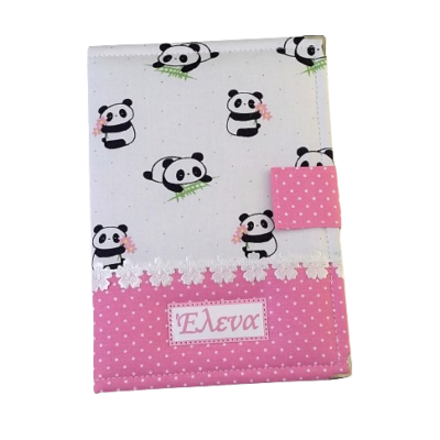Θήκη για βιβλιάριο υγείας παιδιού Baby Pandas