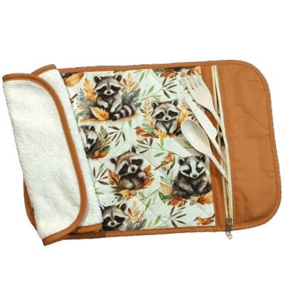 Παιδικό σουπλά φαγητού “Ρακούν”